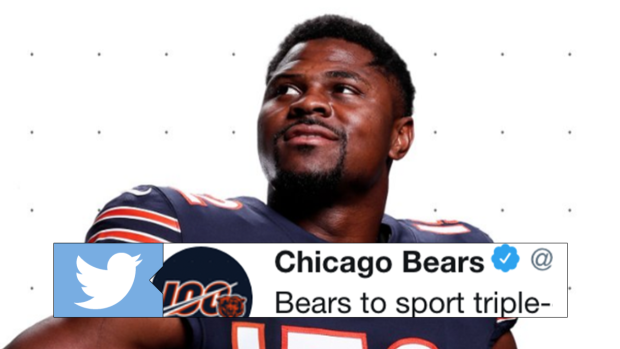 The Chicago Bears made an awesome jersey change for April Fool's Day ...