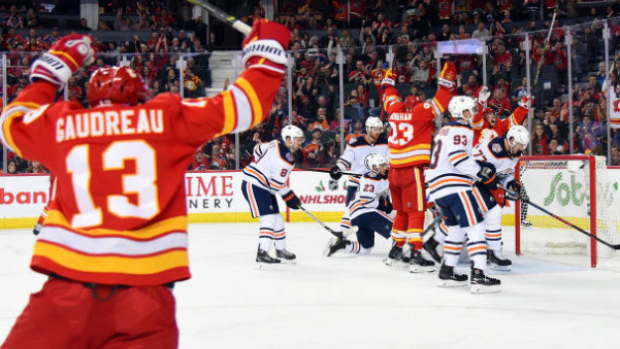 Flames Oilers