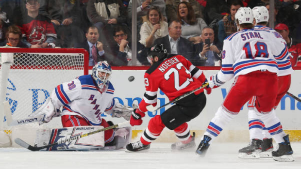 New Jersey Devils and New York Rangers