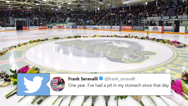 Humboldt Broncos honoured before Memorial Cup semifinal