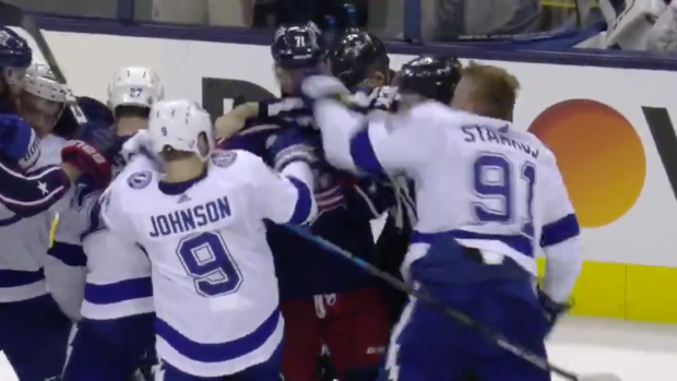 Steven Stamkos shared an interesting take after punching Nick Foligno  square in the face - Article - Bardown