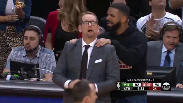 Drake and Nick Nurse