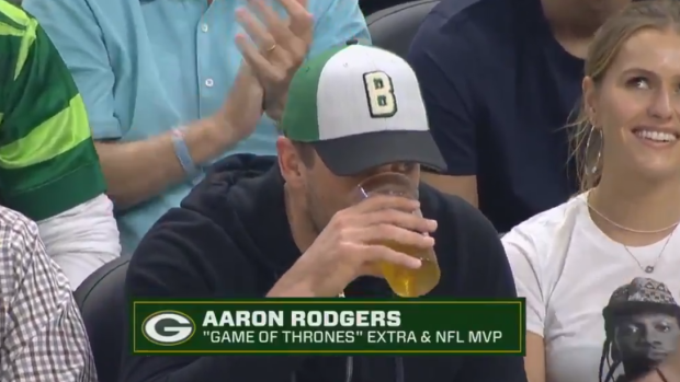 NFL's Aaron Rodgers trounced by Packers teammate in beer-chugging duel, Morning