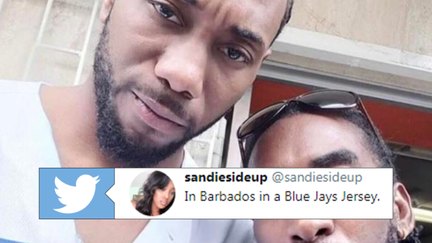 Kawhi Leonard was wearing a Toronto Blue Jays jersey on his trip to  Barbados - Article - Bardown