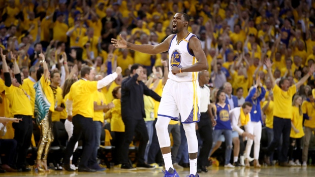 Kevin Durant would like to see Golden State retire his jersey