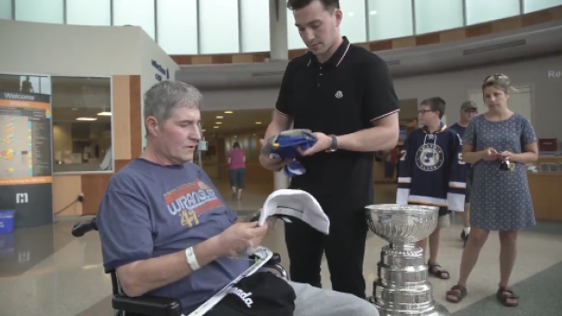 Lindsay's Vince Dunn shares special Stanley Cup moment with cancer survivor