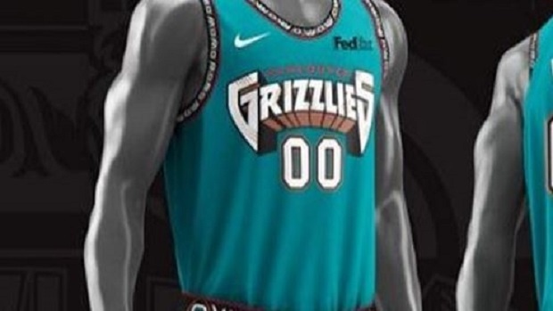 vancouver grizzlies throwback jersey