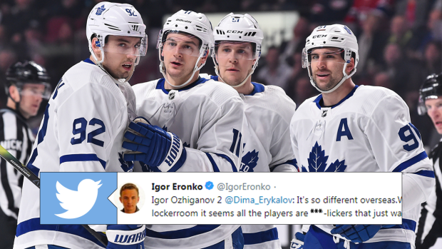 Former Leafs defenceman took a bizarre shot at NHL players ...