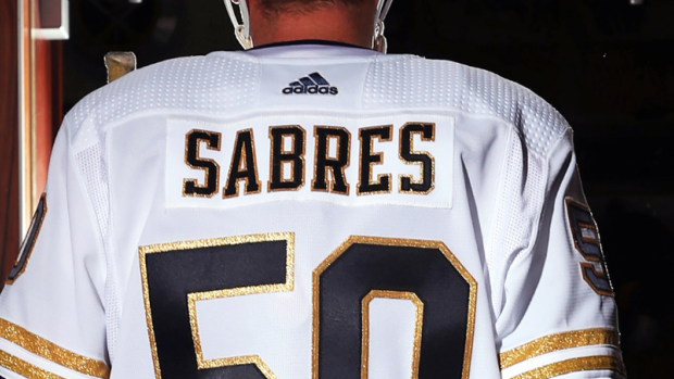 gold sabres jersey
