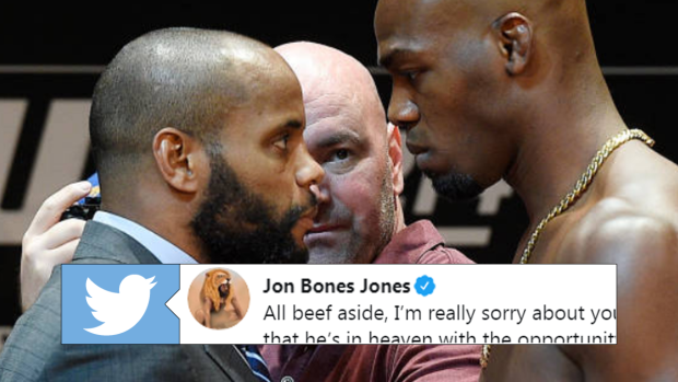 Daniel Cormier, Dana White, Jon Jones