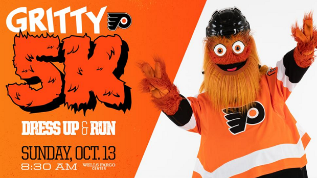 Flyers' mascot Gritty has already inspired this impressive