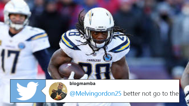 San Diego Chargers running back Melvin Gordon.