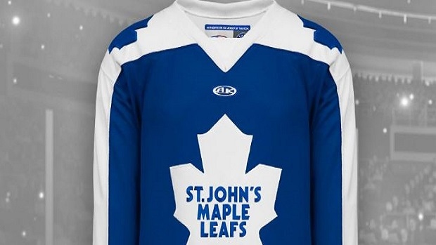 St. John's Maple Leafs jersey