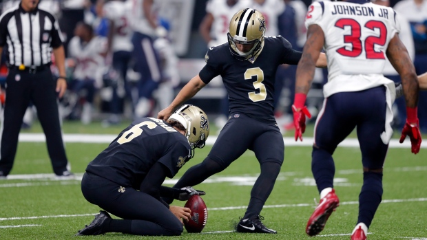 Saints kicker Wil Lutz out for season after rehab setback