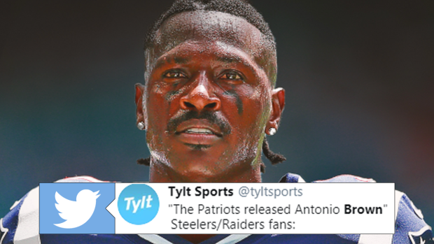 Antonio Brown signs with New England Patriots hours after Raiders