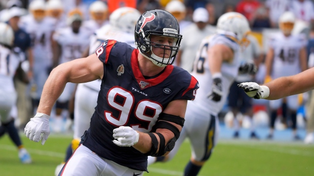 HTown making moves!!!' JJ Watt and others weigh in on Houston Texans' first  round draft picks