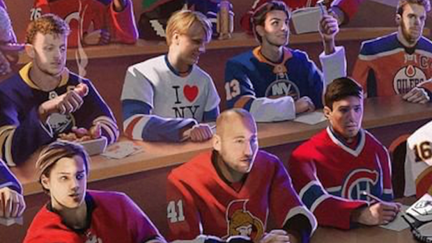 NHL on NBC Cartoon