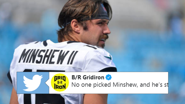 Gardner Minshew's fantasy football team further confirms he is the ...