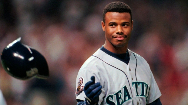 No. 42 jersey tribute began in 2007 with Griffey
