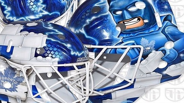 Frederik Andersen unveils spectacular new mask for the Stadium Series game  - Article - Bardown