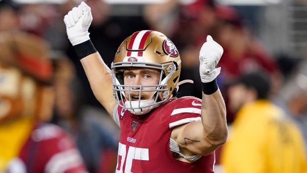 George Kittle San Francisco 49ers Tight End v Rams 2019 Images