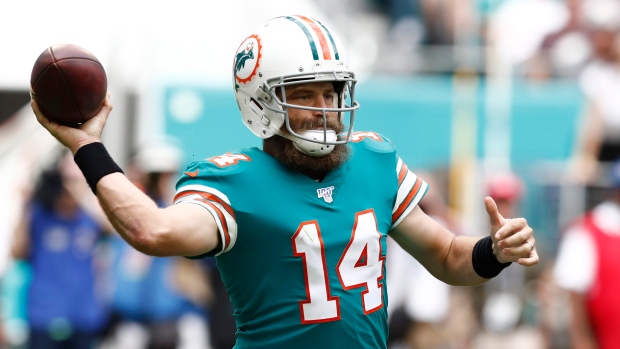 Miami Dolphins play the 49ers in San Francisco with Fitzpatrick at QB