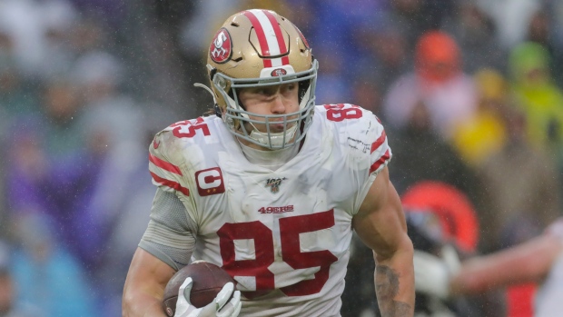 NFL: San Francisco 49ers' George Kittle is out for Super Bowl glory