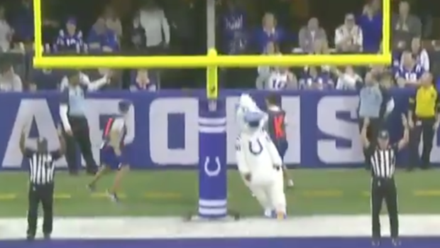 Indianapolis Colts Mascot Has Perfect Reaction To Losing In Overtime