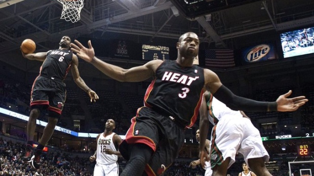 LeBron James and Dwyane Wade