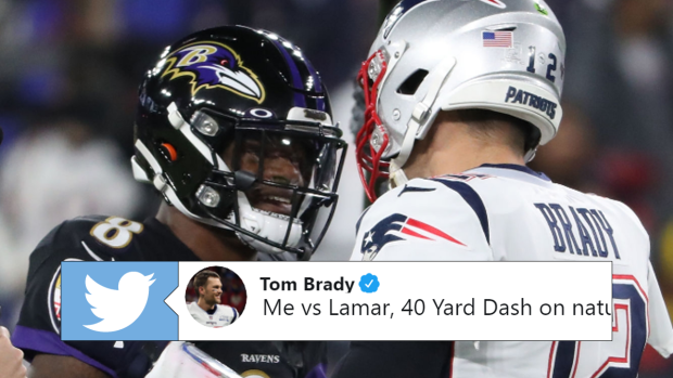 Lamar Jackson, Tom Brady