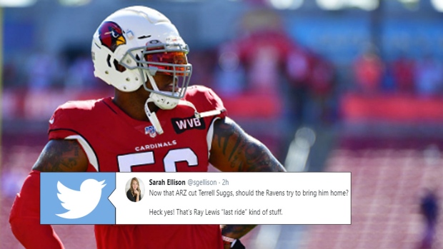 Terrell Suggs Provides Some Sizzle For Cardinals' Locker Room