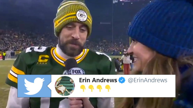 Aaron Rodgers, Erin Andrews