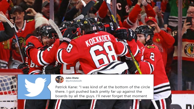 Patrick Kane first Knight to have number retired after just one season