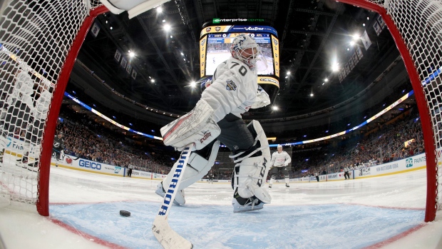 Braden Holtby , (Photo by Bruce Bennett/Getty Images)