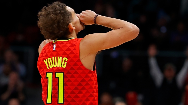 Trae Young , (Photo by Kevin C. Cox/Getty Images)