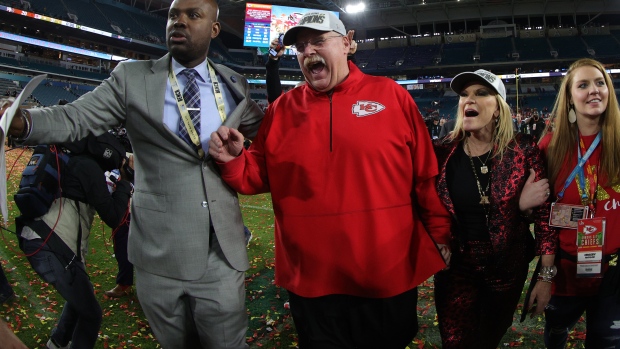 Andy Reid , (Photo by Tom Pennington/Getty Images)