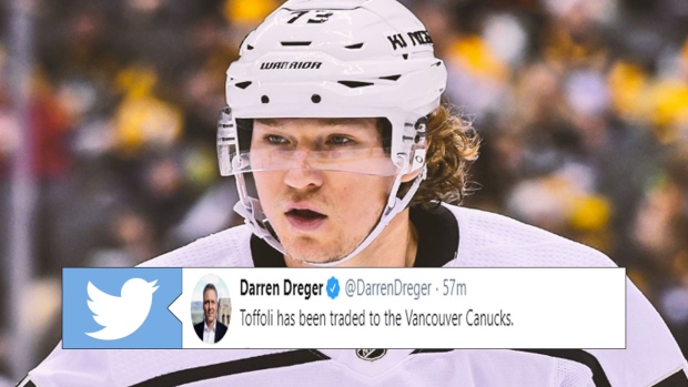 Hockey Fans React To Tyler Toffoli Being Traded To The Canucks Article Bardown