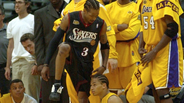 Allen Iverson and Tyronn Lue