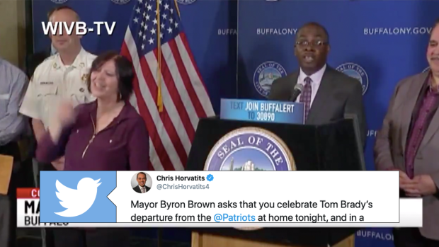 Buffalo mayor on Tom Brady leaving Patriots: Celebrate 'responsibly'