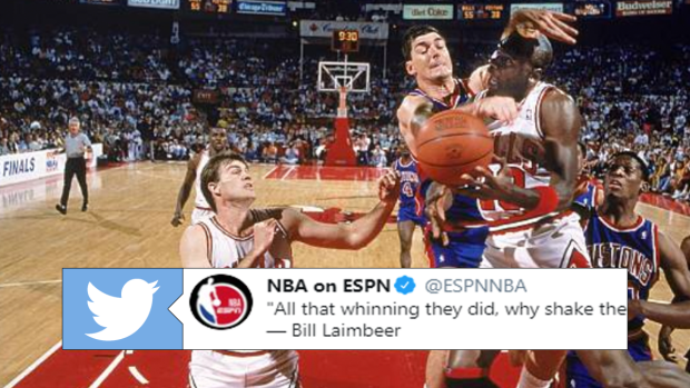 Bill Laimbeer defends Michael Jordan