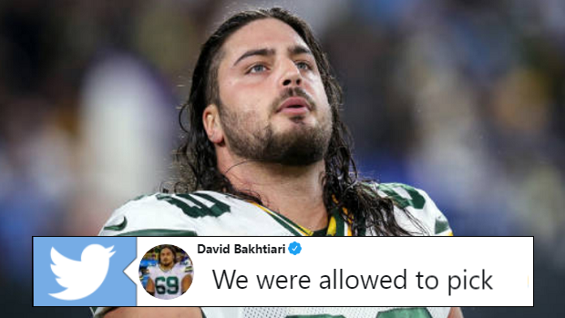 Packers LT David Bakhtiari dropped an incredible tweet about