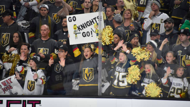 Golden Knights fans