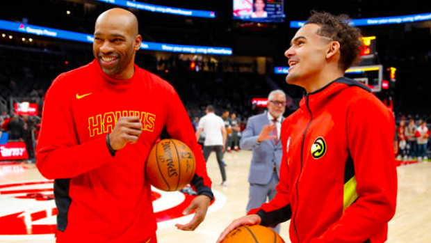 Vince Carter and Trae Young