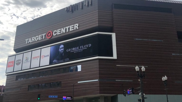 The Target Center In Minneapolis Is Paying Homage To George Floyd Article Bardown