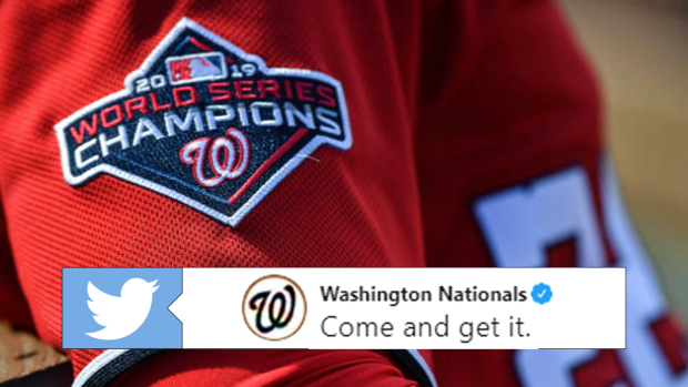 Washington Nationals World Series Patch