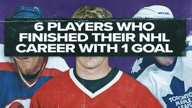 6 players who finished their NHL career with 1 goal