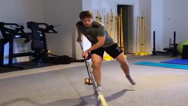 Nhl Draft Prospect Marco Rossi Shows Off Part Of His Workout Routine 0845
