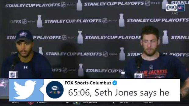 Seth Jones gave a surprising answer after getting asked ...