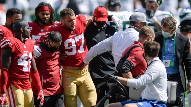 49ers DE Nick Bosa feels 'weight off' shoulders with new extension
