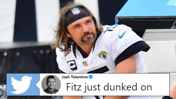 Gardner Minshew, Ryan Fitzpatrick swap facial hair trash talk